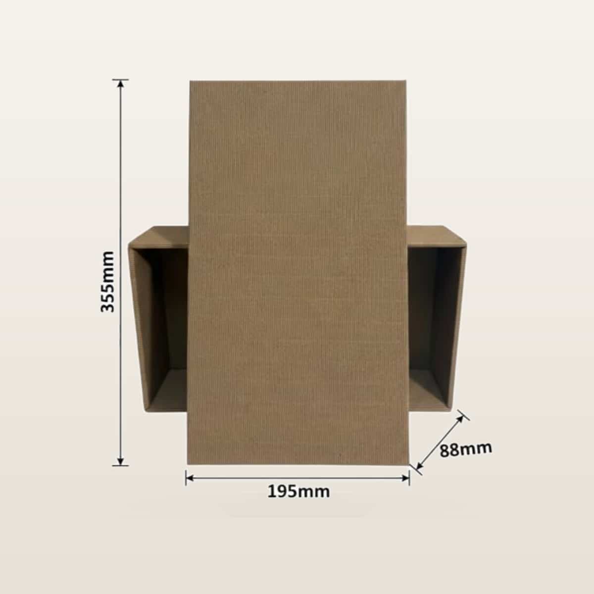 Pudełko prezentowe A4 z pokrywką 195x355x88 mm